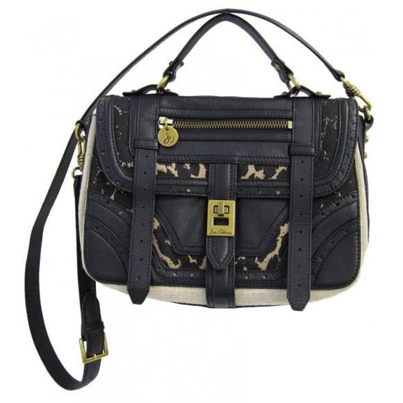 Sam Edelman Handbags - Sam Edelman Leopard Saddle Satchel Purse Bag